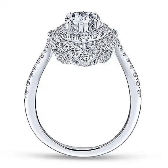New Luxury 925 Silver Beautiful Diamond Ring - Picture 5 of 5